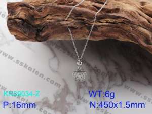 Stainless Steel Necklace - KN39034-Z