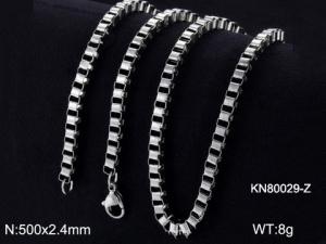 Stainless Steel Necklace - KN80029-Z