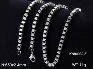 Stainless Steel Necklace - KN80032-Z