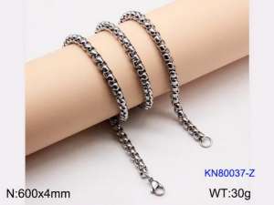 Stainless Steel Necklace - KN80037-Z