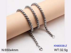 Stainless Steel Necklace - KN80038-Z