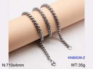 Stainless Steel Necklace - KN80039-Z