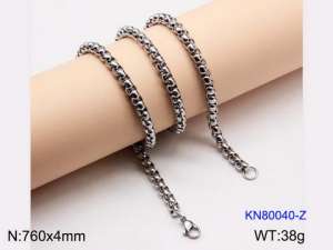 Stainless Steel Necklace - KN80040-Z