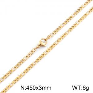 Staineless Steel Small Gold-plating Chain - KN80089-Z