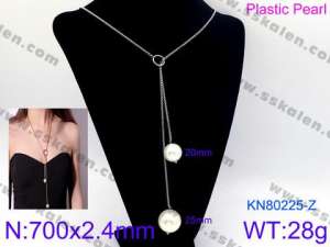 Stainless Steel Necklace - KN80225-Z