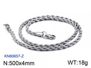 Stainless Steel Necklace - KN80657-Z