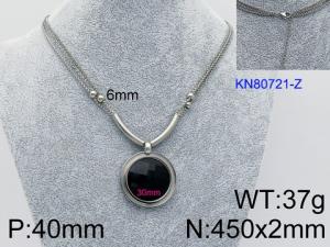 Stainless Steel Necklace - KN80721-Z