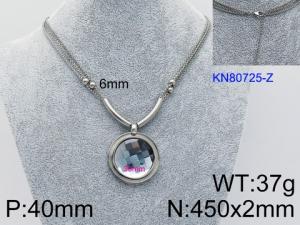 Stainless Steel Necklace - KN80725-Z