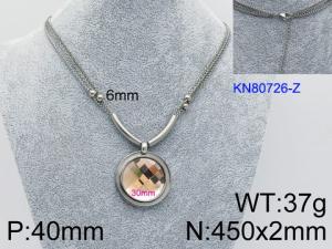 Stainless Steel Necklace - KN80726-Z