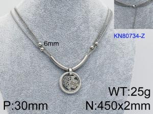 Stainless Steel Necklace - KN80734-Z