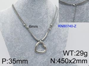 Stainless Steel Necklace - KN80740-Z