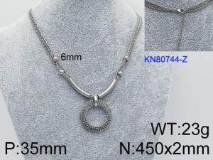 Stainless Steel Necklace - KN80744-Z