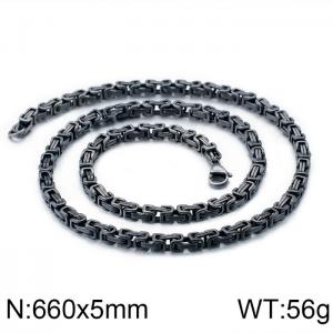 Stainless Steel Necklace - KN80969-K