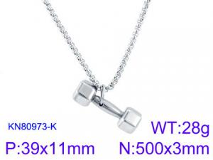 Stainless Steel Necklace - KN80973-K