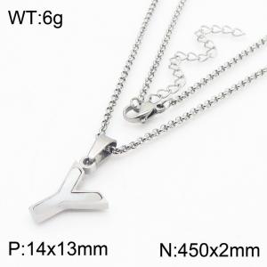 Stainless Steel Necklace - KN81203-K