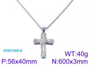 Stainless Steel Necklace - KN81459-K