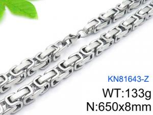 Stainless Steel Necklace - KN81643-Z