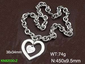 Stainless Steel Necklace - KN82030-Z