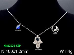 Stainless Steel Necklace - KN82526-KSP