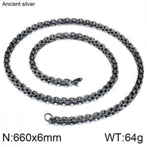 Stainless Steel Necklace - KN82529-KFC