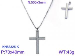 Stainless Steel Necklace - KN83325-K