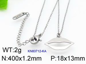 Stainless Steel Necklace - KN83712-KA