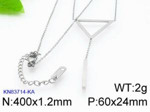 Stainless Steel Necklace - KN83714-KA