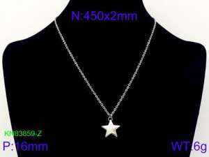 Stainless Steel Necklace - KN83859-Z