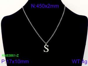 Stainless Steel Necklace - KN83861-Z
