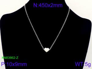 Stainless Steel Necklace - KN83862-Z