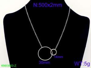 Stainless Steel Necklace - KN83863-Z