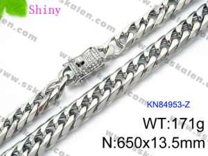 Stainless Steel Necklace - KN84953-Z