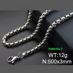Stainless Steel Necklace - KN85493-Z