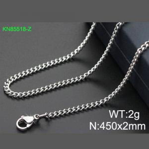 Stainless Steel Necklace - KN85518-Z