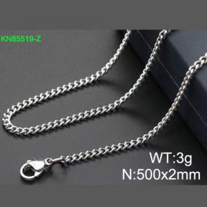 Stainless Steel Necklace - KN85519-Z