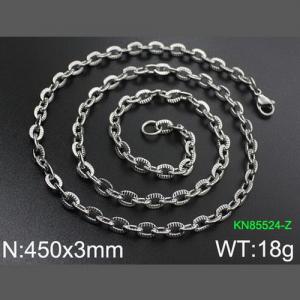 Stainless Steel Necklace - KN85524-Z