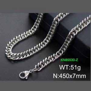 Stainless Steel Necklace - KN85530-Z