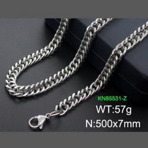 Stainless Steel Necklace - KN85531-Z