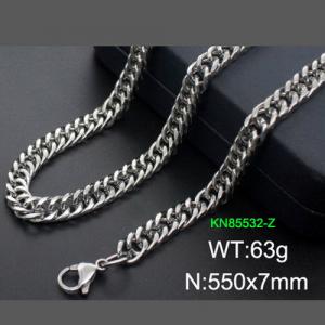 Stainless Steel Necklace - KN85532-Z
