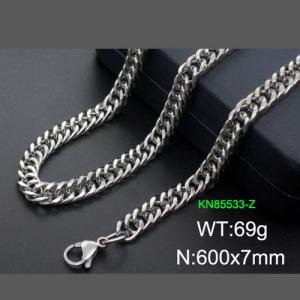 Stainless Steel Necklace - KN85533-Z