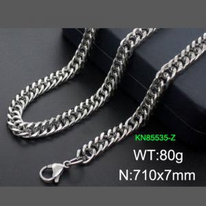 Stainless Steel Necklace - KN85535-Z