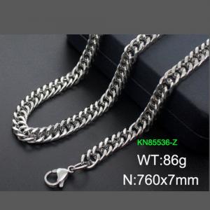 Stainless Steel Necklace - KN85536-Z