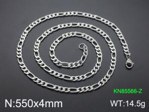 Stainless Steel Necklace - KN85566-Z