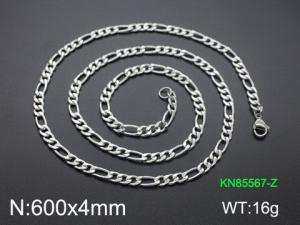 Stainless Steel Necklace - KN85567-Z