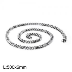 Stainless Steel Necklace - KN85686-Z