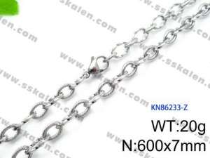 Stainless Steel Necklace - KN86233-Z