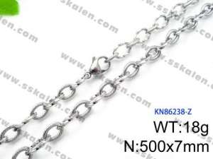 Stainless Steel Necklace - KN86238-Z