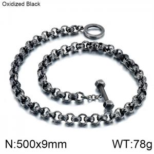 Stainless Steel Necklace - KN86366-K