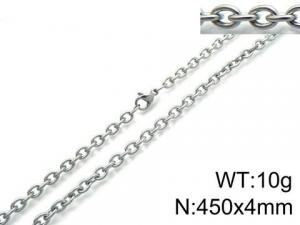 Stainless Steel Necklace - KN87024-Z