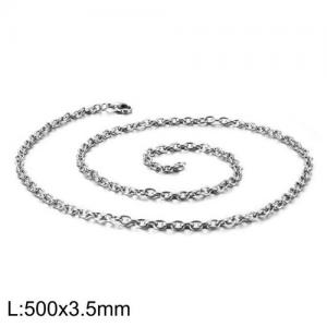 Stainless Steel Necklace - KN87027-Z